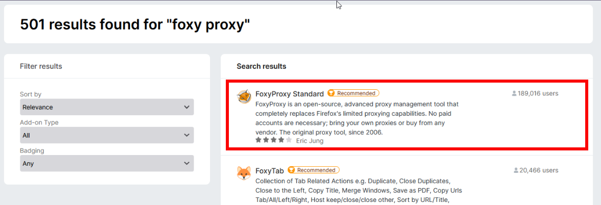 Firefox Extension