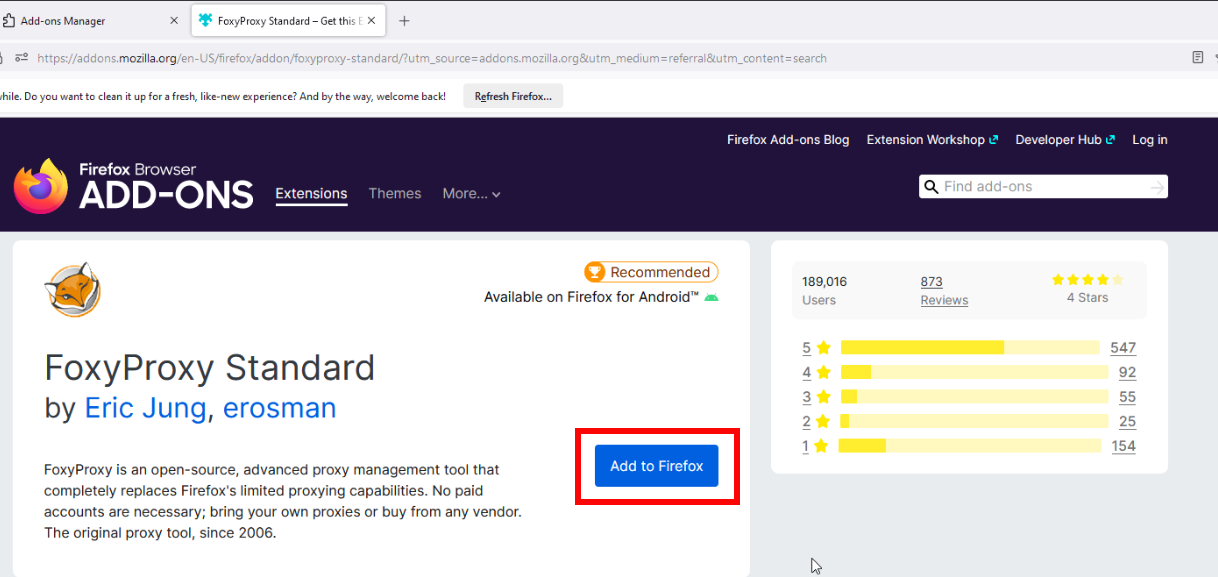 Firefox Extension